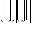 Barcode Image for UPC code 000101111001