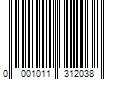 Barcode Image for UPC code 0001011312038