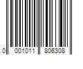 Barcode Image for UPC code 0001011806308