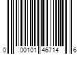 Barcode Image for UPC code 000101467146