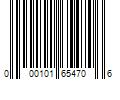 Barcode Image for UPC code 000101654706