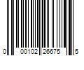 Barcode Image for UPC code 000102266755