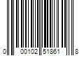 Barcode Image for UPC code 000102518618