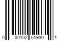 Barcode Image for UPC code 000102519301