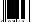 Barcode Image for UPC code 000103171188