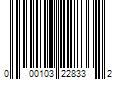 Barcode Image for UPC code 000103228332