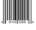 Barcode Image for UPC code 000103229056