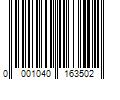 Barcode Image for UPC code 0001040163502