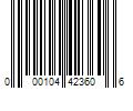 Barcode Image for UPC code 000104423606