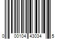 Barcode Image for UPC code 000104430345