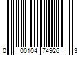 Barcode Image for UPC code 000104749263