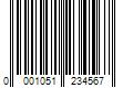 Barcode Image for UPC code 0001051234567