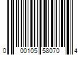 Barcode Image for UPC code 000105580704