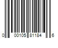 Barcode Image for UPC code 000105811846