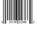 Barcode Image for UPC code 000106223662