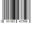 Barcode Image for UPC code 00010634375900