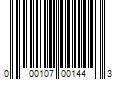 Barcode Image for UPC code 000107001443