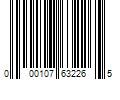 Barcode Image for UPC code 000107632265