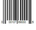 Barcode Image for UPC code 000107690005