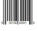 Barcode Image for UPC code 000108300019