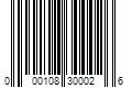 Barcode Image for UPC code 000108300026