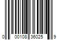 Barcode Image for UPC code 000108360259