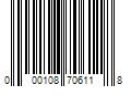 Barcode Image for UPC code 000108706118