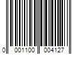 Barcode Image for UPC code 0001100004127