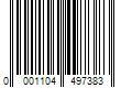 Barcode Image for UPC code 00011044973885