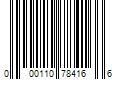 Barcode Image for UPC code 000110784166