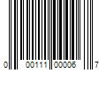 Barcode Image for UPC code 000111000067