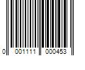 Barcode Image for UPC code 00011110004574