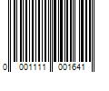 Barcode Image for UPC code 00011110016416