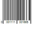 Barcode Image for UPC code 00011110016645