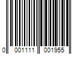 Barcode Image for UPC code 00011110019547