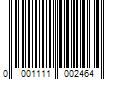 Barcode Image for UPC code 00011110024626