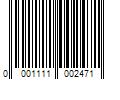 Barcode Image for UPC code 00011110024718