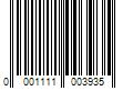 Barcode Image for UPC code 00011110039316