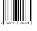 Barcode Image for UPC code 00011110082701