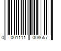 Barcode Image for UPC code 00011110086501