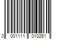 Barcode Image for UPC code 00011110102690