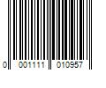 Barcode Image for UPC code 00011110109569