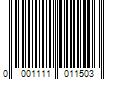 Barcode Image for UPC code 00011110115072