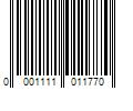 Barcode Image for UPC code 00011110117748