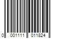 Barcode Image for UPC code 00011110118288