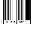 Barcode Image for UPC code 00011110123176