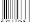 Barcode Image for UPC code 00011110123565