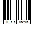 Barcode Image for UPC code 00011110124043