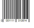 Barcode Image for UPC code 00011110135131