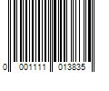 Barcode Image for UPC code 00011110138347